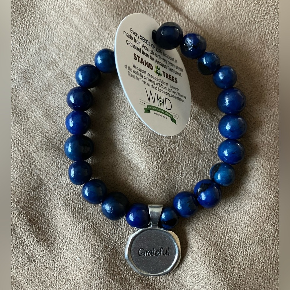 Whitney Howard Acai Seeds of Life Bracelet- GRATEFUL